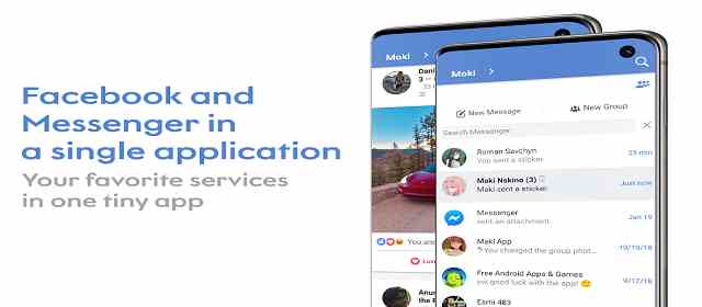 Maki Plus: Facebook and Messenger in a single app v4.6 Hortensia APK