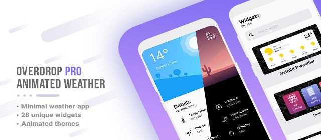 Overdrop Pro – Animated Weather & Widgets v1.5.5.2 APK